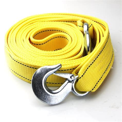 nylon tow strap with hooks